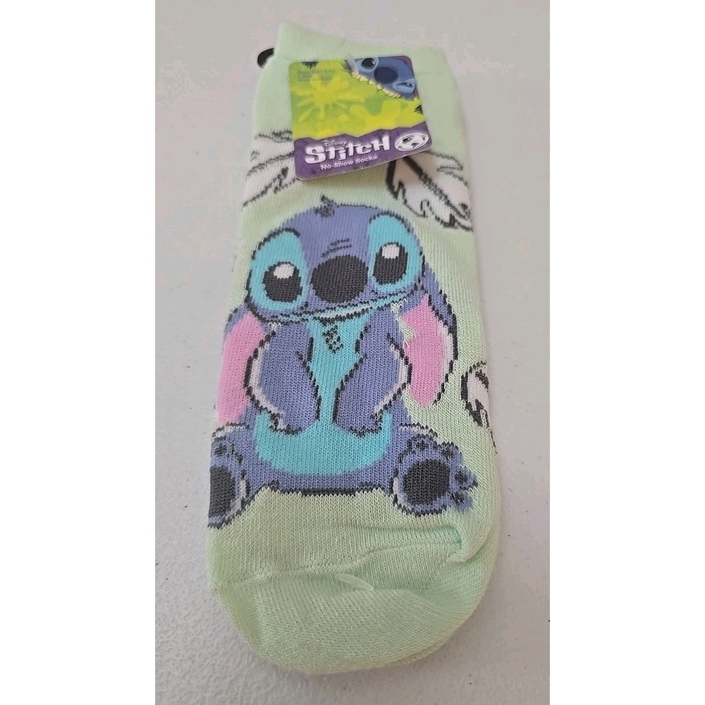Women's‎ Disney Stitch Socks Fits Shoe Size 4-10 No-Show